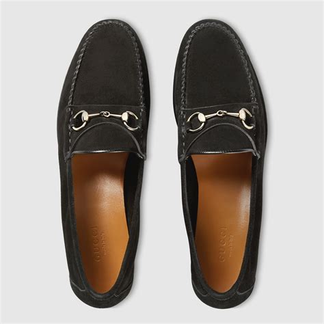 gucci loafers dames|gucci suede loafers women.